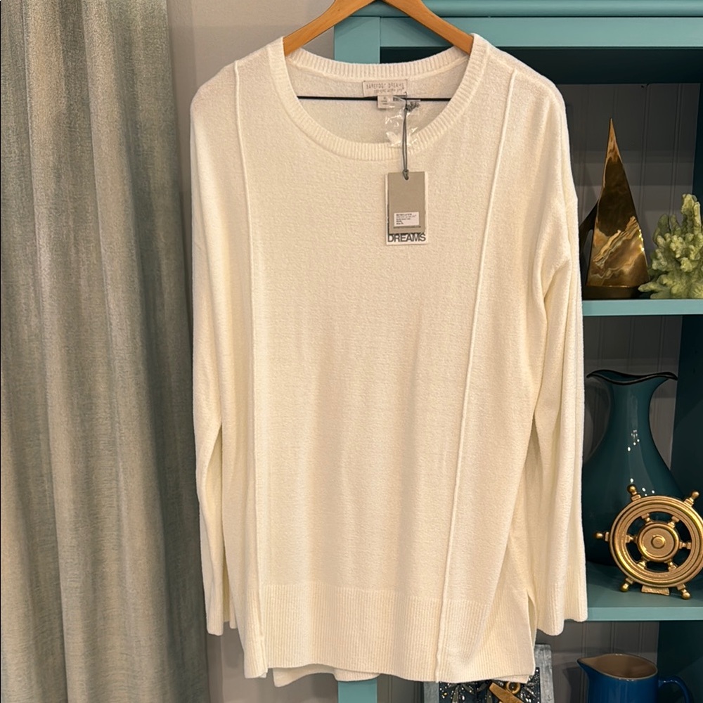 NWT Barefoot Dreams COZYCHIC Ultra Lite Pullover XL